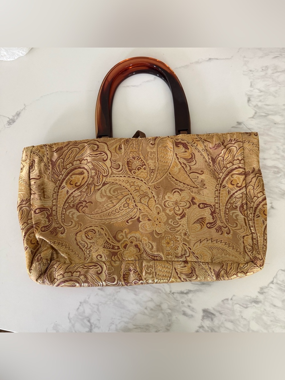 Reversible Gold Bag
